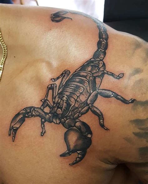 scorpion shoulder tattoo|60 Best Scorpion Tattoos: Menacing Yet Elegant